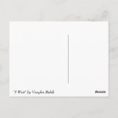 briefkaart "Ik wacht" (Achterkant)