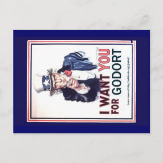 Briefkaart - Ik wil je voor GODORT