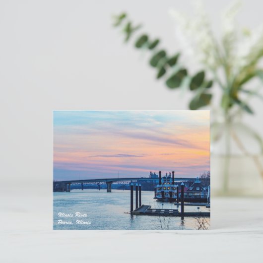 Briefkaart Illinois River (Staand voorkant)