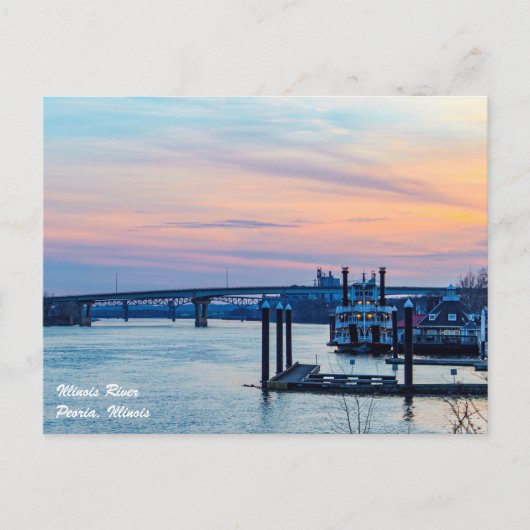 Briefkaart Illinois River (Voorkant)