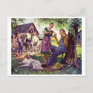 Briefkaart illustratie