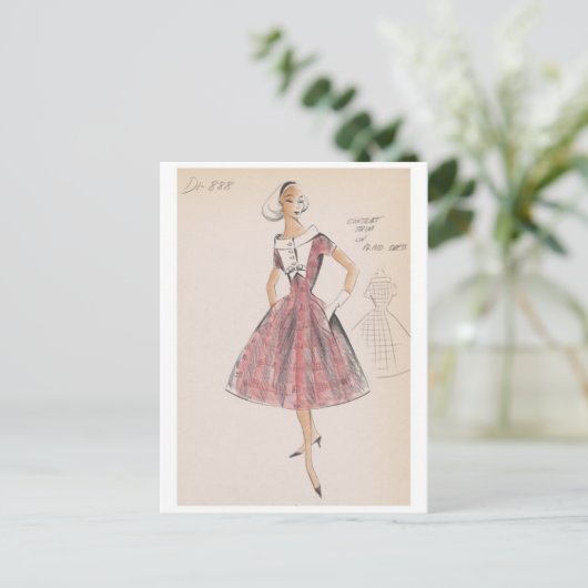 Briefkaart illustratie (Staand voorkant)