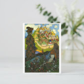 Briefkaart  illustratie (Staand voorkant)