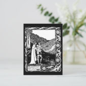 Briefkaart- illustratie-Aubrey Beardsley 1 Briefkaart (Staand voorkant)