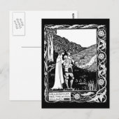 Briefkaart- illustratie-Aubrey Beardsley 1 Briefkaart (Voorkant / Achterkant)