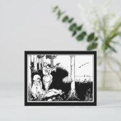 Briefkaart- illustratie-Aubrey Beardsley 20 Briefkaart (Staand voorkant)