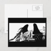 Briefkaart- illustratie-Aubrey Beardsley 24 Briefkaart (Voorkant / Achterkant)