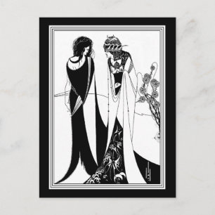 Briefkaart: Illustratie door Aubrey Beardsley Briefkaart
