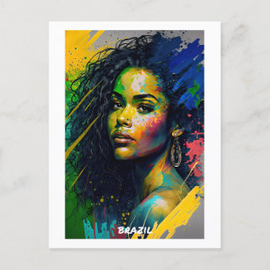 Briefkaart in Brazilië - Wereld aan Collectie