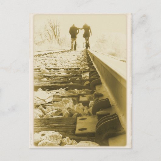 Briefkaart in de toekomst samen (Voorkant)