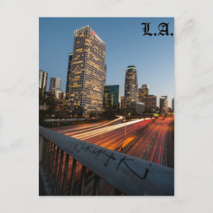 Briefkaart in het binnenland L.A.