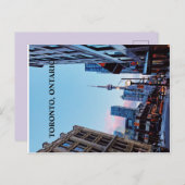 Briefkaart in het centrum van Toronto (Voorkant / Achterkant)