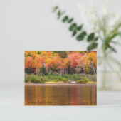 Briefkaart in het herfst (Staand voorkant)