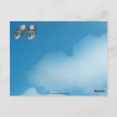 Briefkaart Indiase vrouwenkorven (Achterkant)