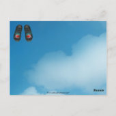 Briefkaart Indiase vrouwenkorven (Achterkant)