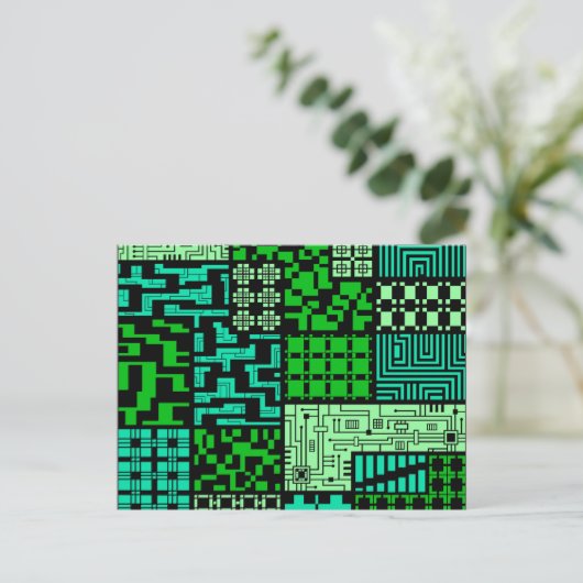 briefkaart "Intelligentie" (Staand voorkant)