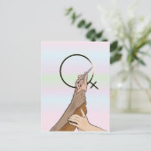 Briefkaart Internationale Vrouwendag (Staand voorkant)