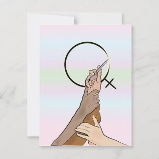 Briefkaart Internationale Vrouwendag