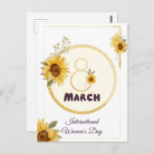 Briefkaart Internationale Vrouwendag 2025 (Voorkant / Achterkant)