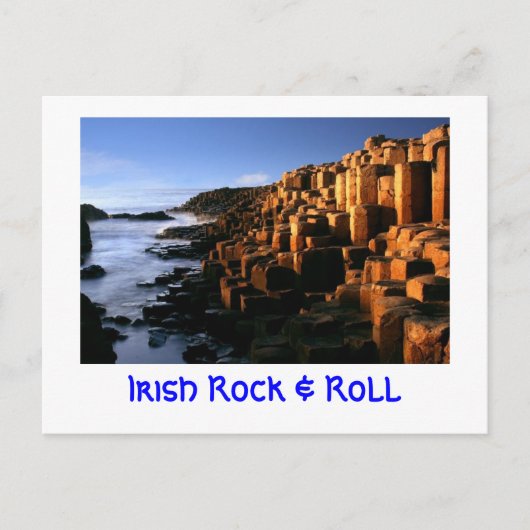 briefkaart "Irish Rock & Roll" (Voorkant)