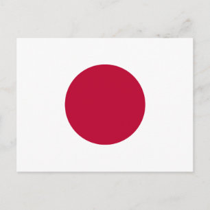 Briefkaart Japanse vlag