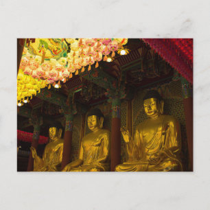 Briefkaart Jogyesa Temple in Seoul, Zuid-Korea