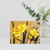 Briefkaart Jonquil Flowers (Staand voorkant)