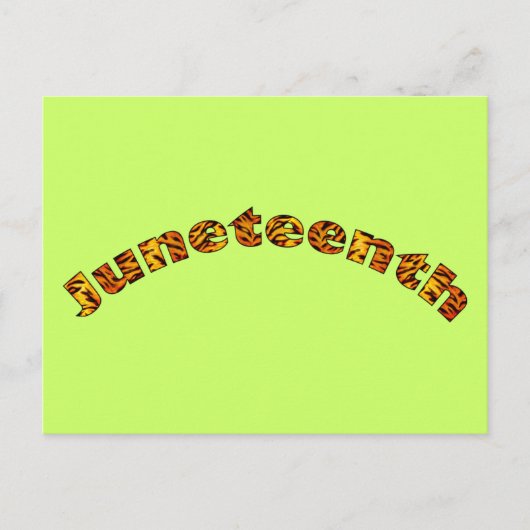 Briefkaart: Juneteenth Briefkaart (Voorkant)