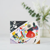 Briefkaart Kandinsky Red Spot (Staand voorkant)
