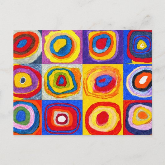 Briefkaart Kandisnky Circles (Voorkant)