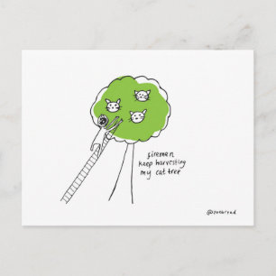 briefkaart kattenboom