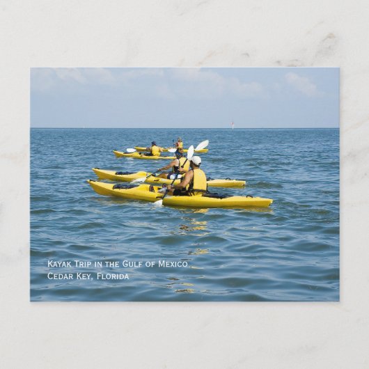 Briefkaart Kayak Trip (Voorkant)