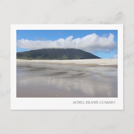 BRIEFKAART: KEEL STRAND, ACHILL, CO.MAYO BRIEFKAART (Voorkant)