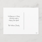 Briefkaart kerstcadeaus (Achterkant)