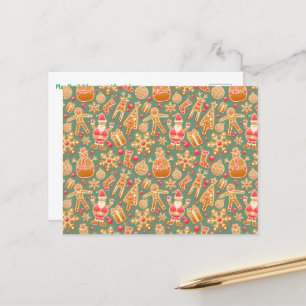 Briefkaart kerstcollage