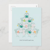 Briefkaart kersthaaienziekte (Voorkant / Achterkant)