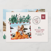  Briefkaart Kerstmis Fotokaart (Voorkant / Achterkant)