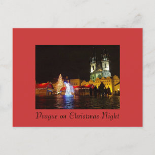 Briefkaart Kerstnacht Prague