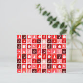 briefkaart kersttijd (Staand voorkant)