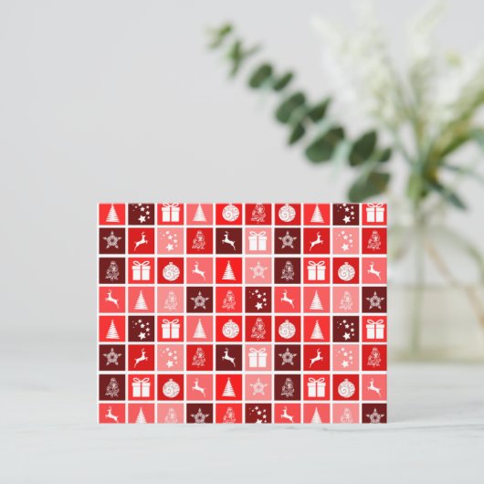 briefkaart kersttijd (Staand voorkant)