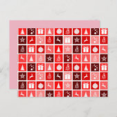 briefkaart kersttijd (Voorkant / Achterkant)