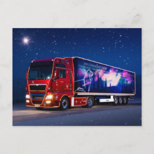 Briefkaart kersttruck