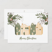 Briefkaart kerstwoningen (Voorkant / Achterkant)