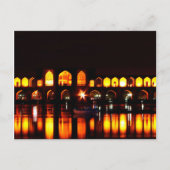 Briefkaart Khaju Bridge in Isfahan, Iran (Voorkant)