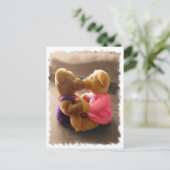 Briefkaart KissingTeddies (Staand voorkant)
