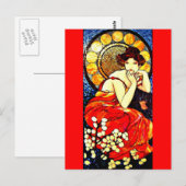 Briefkaart-Klassieke/-Alfonse Mucha 59 Briefkaart (Voorkant / Achterkant)