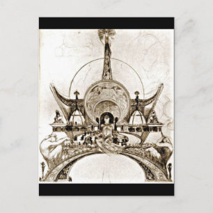 Briefkaart-Klassieke/-Alfonse Mucha 63 Briefkaart