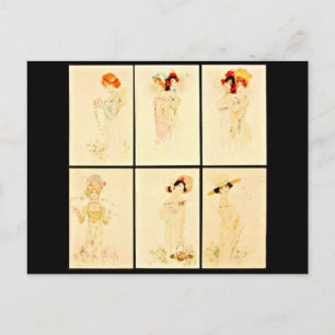 Briefkaart-Klassieke/-Raphael Kirchner 30 Briefkaart