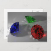 Briefkaart Kleursteen (Voorkant / Achterkant)