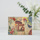 BRIEFKAART KOLLAGE MUSHROOM (Staand voorkant)
